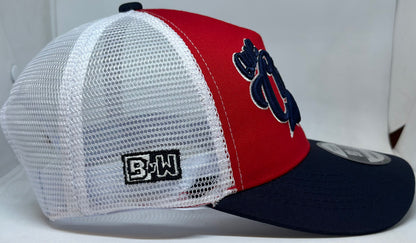 Gorra malla Bordado Que Chilero azul