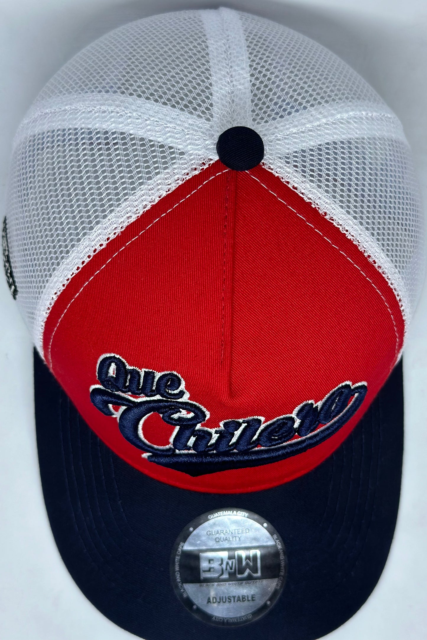 Gorra malla Bordado Que Chilero azul